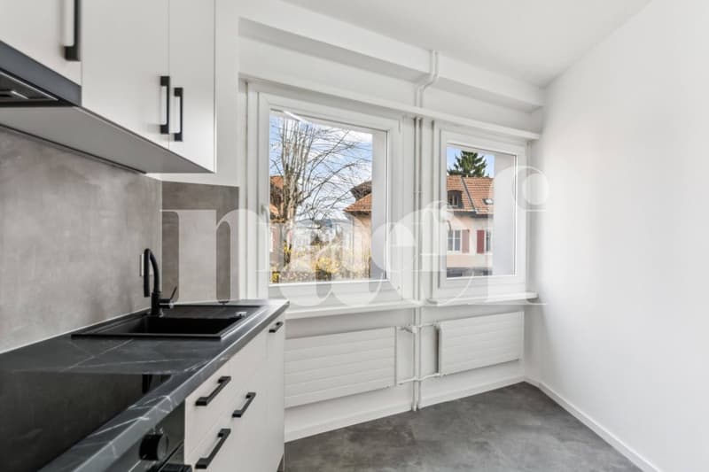 Appartement de 2 pièces entièrement rénové avec balcon au rez (3)