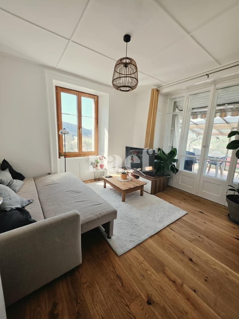 Appartement de 4 pièces rénové récemment avec balcon et véranda (2)