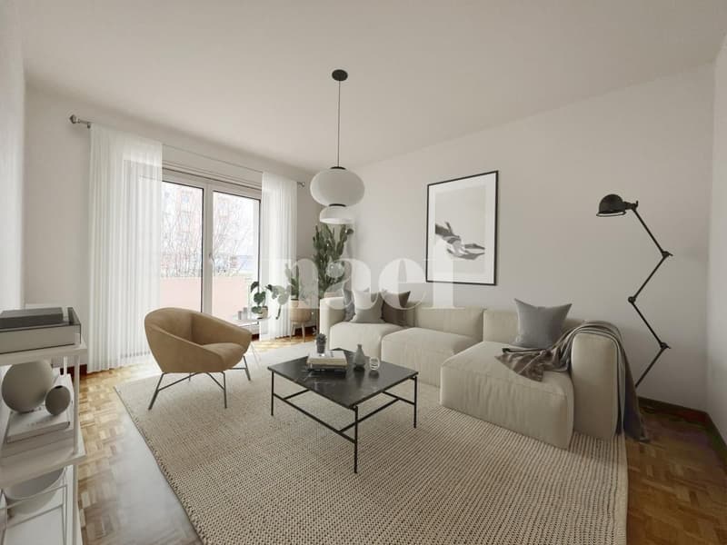 Appartement de 3 pièces au 2ème étage (3)