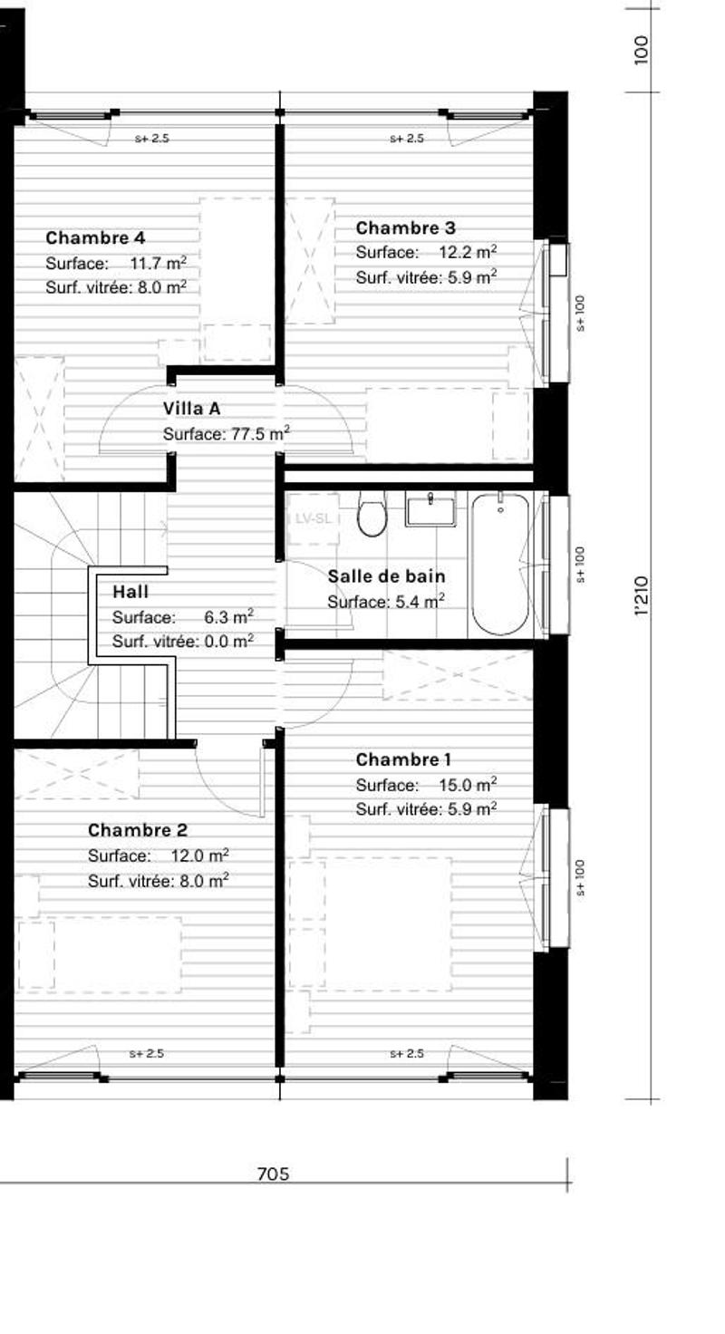 Maison jumelée, 5.5 pièces, 145.00 m2