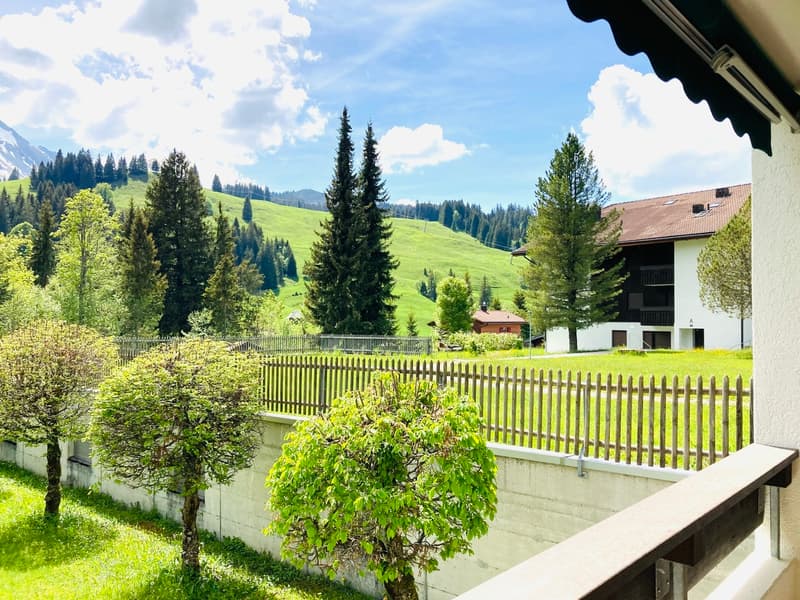 herrlicher Ausblick vom windgeschützten Balkon