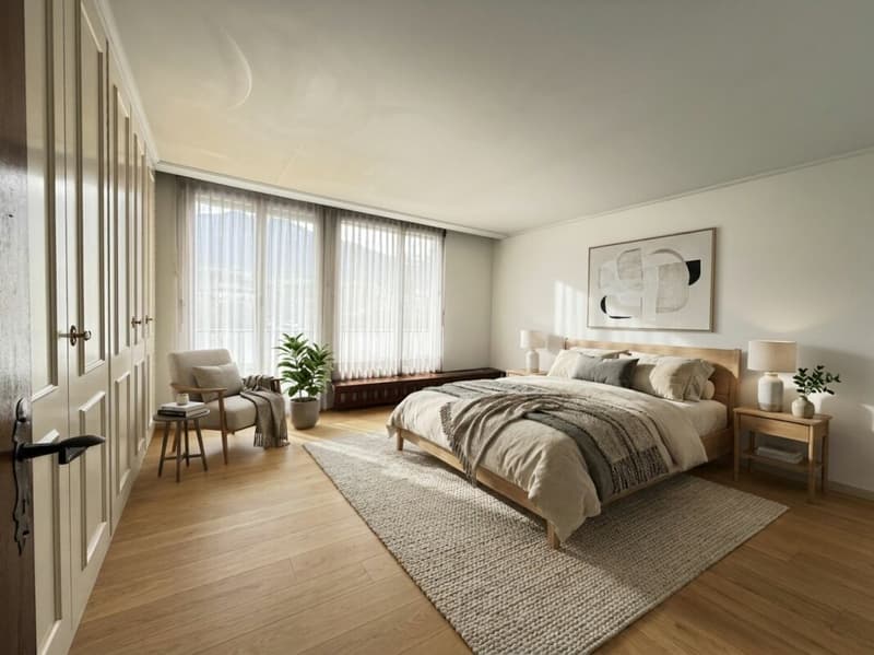Tolle Attika-Wohnung mit grosser Terrasse und Weitsicht (9)