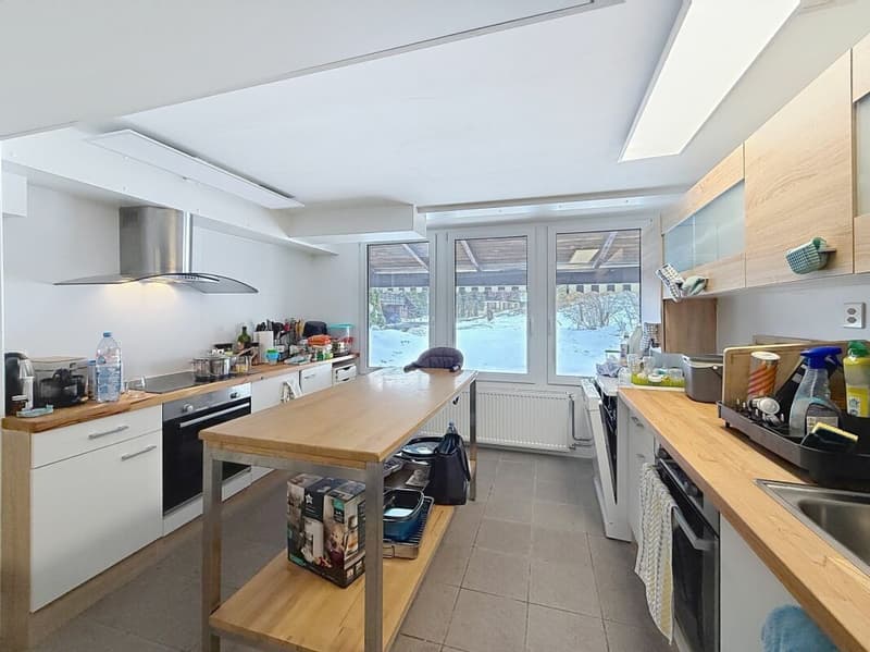Auberge de 16 chambres avec bar à louer sur Morgins (7)