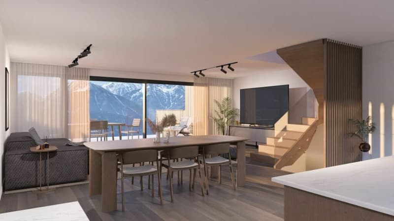 Magnifique villas jumelées à Vex - LOT3 (4)