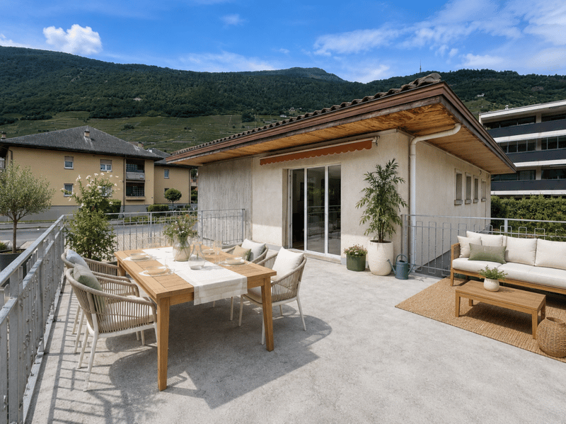 Maison individuelle avec possibilité d'activité indépendante et grande terrasse (21)