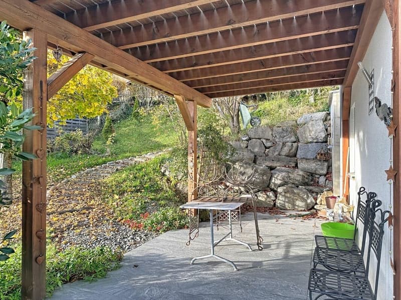 Magnifique villa d'architecte avec spectaculaire vue panoramique sur la plaine et les Dents-du-Midi (21)