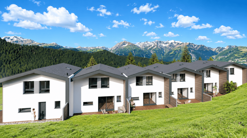 Magnifique villas jumelées à Vex - LOT1 (2)