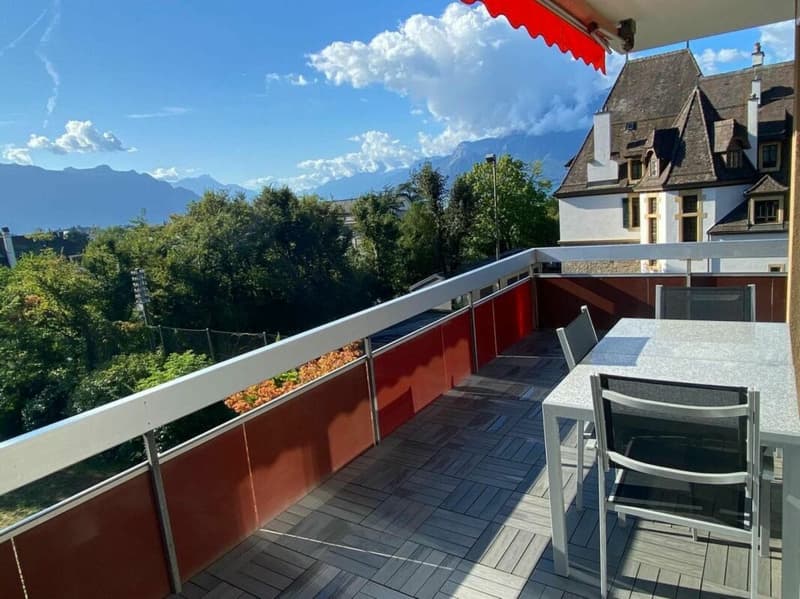 Appartement de 3,5 pièces 100m2 centre Vevey vue lac et montagnes (7)