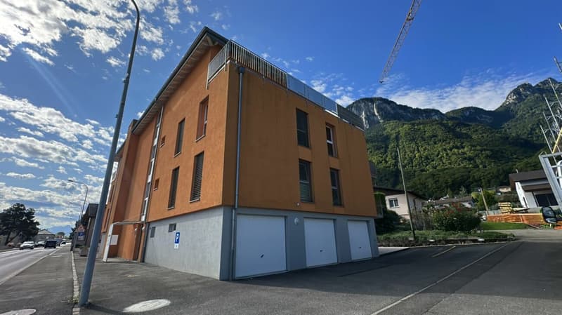 Bel appartement cosy en attique de 3.5 pièces avec Mezzanine et immense terrasse (13)