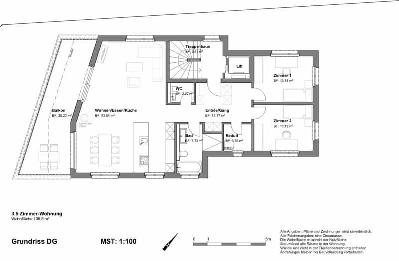 3.5 Zimmer-Wohnung (5)