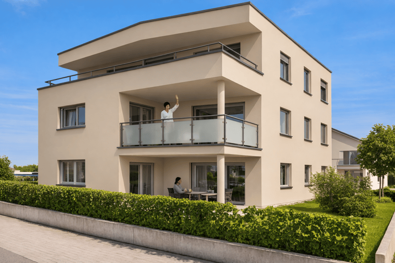 4.5 Zimmer-Wohnung mit Hobbyraum und Carport (3)