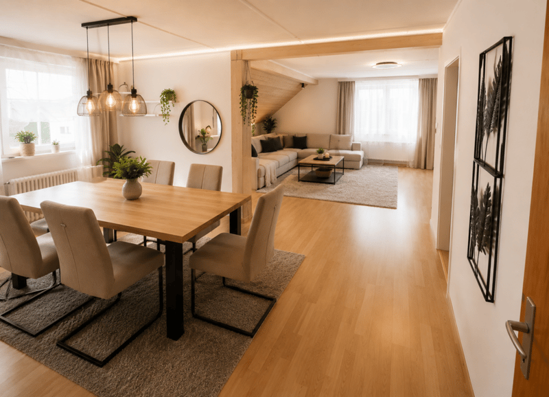 Charmante 3.5Zi Dachwohnung im Grünen (3)