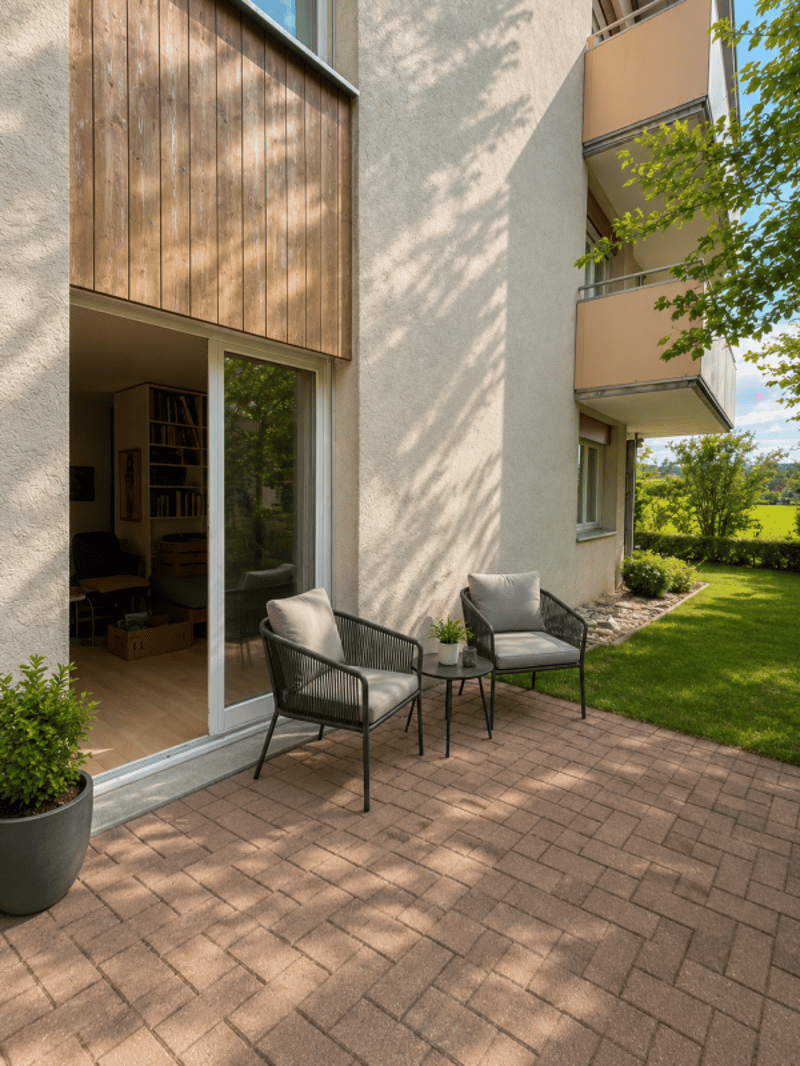 Schöne 1,5 Zimmer mit privater Terrasse (10)