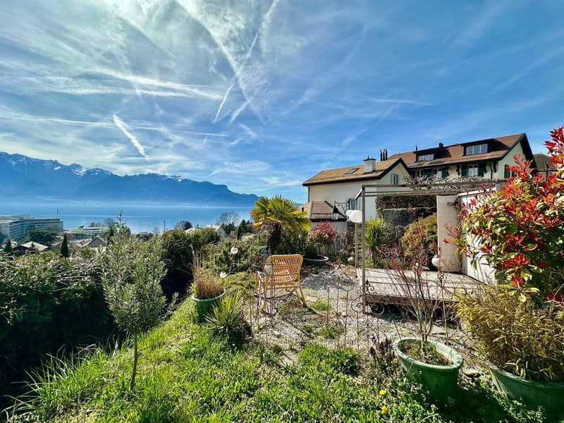 idéalement située entre Vevey et Lausanne - Superbe maison vigneronne avec vue sur le lac (2)