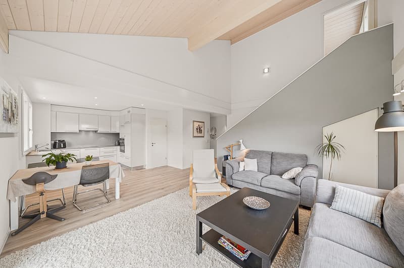 VALEYRES-SOUS-RANCES - Charmant appartement-duplex de 5,5 pièces avec balcon, jardin et superbe vue (5)