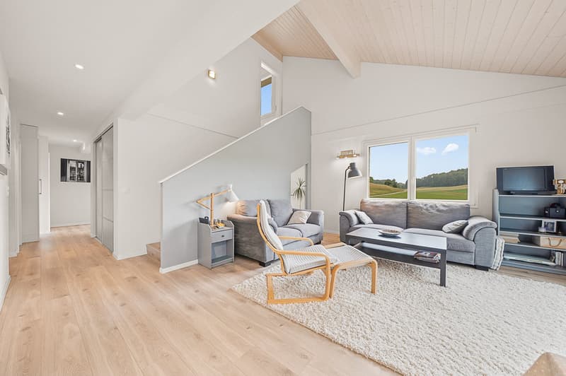 Superbe appartement-duplex de 5,5 pièces avec balcon, jardin et superbe vue (3)