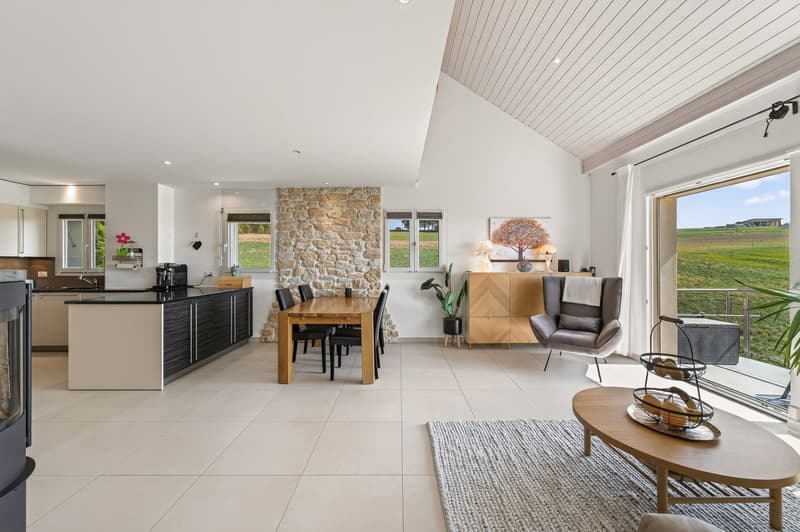 Bel appartement de 4,5 pièces en duplex avec beau balcon orienté Sud-Ouest (4)