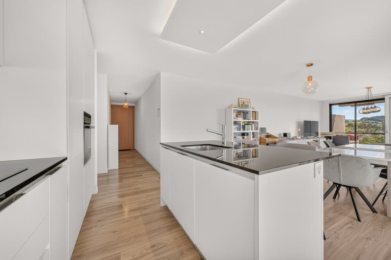 Superbe appartement de 3,5 pièces avec vue imprenable sur le lac et les montagnes - quartier calme (7)