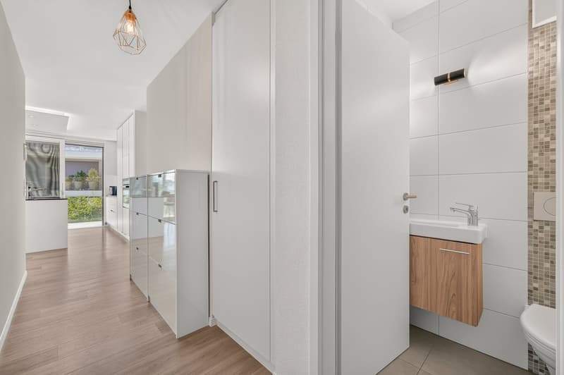 Superbe appartement de 3,5 pièces avec vue imprenable sur le lac et les montagnes - quartier calme (8)