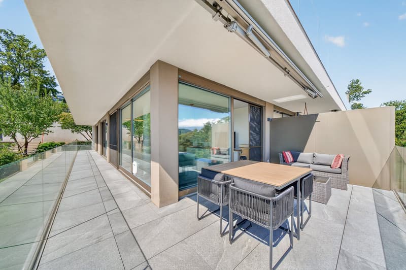 Superbe appartement de 3,5 pièces avec vue imprenable sur le lac et les montagnes - quartier calme (5)