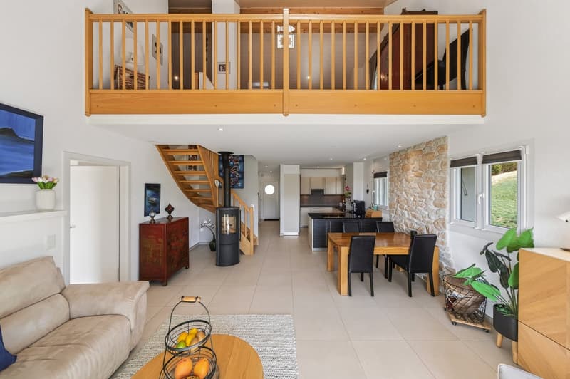 Bel appartement de 4,5 pièces en duplex avec beau balcon orienté Sud-Ouest (6)