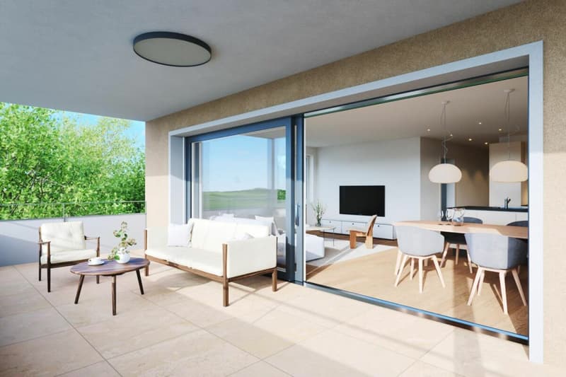 Neubauprojekt "Sonnenwiese" - 4.5 Zimmer Geschosswohnung im 1. OG (Wohnung Nr. 5) (2)