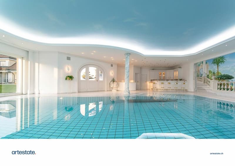 Villa mit Hallenbad und Schwimmteich (5)