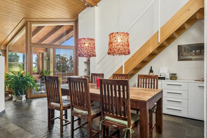 Maisonettewohnung mit Einliegerwohnung, Garten und Aussicht über das Rheintal (6)