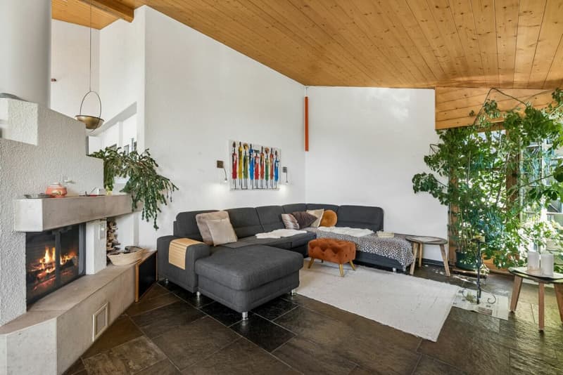 Maisonettewohnung mit Einliegerwohnung, Garten und Aussicht über das Rheintal (9)