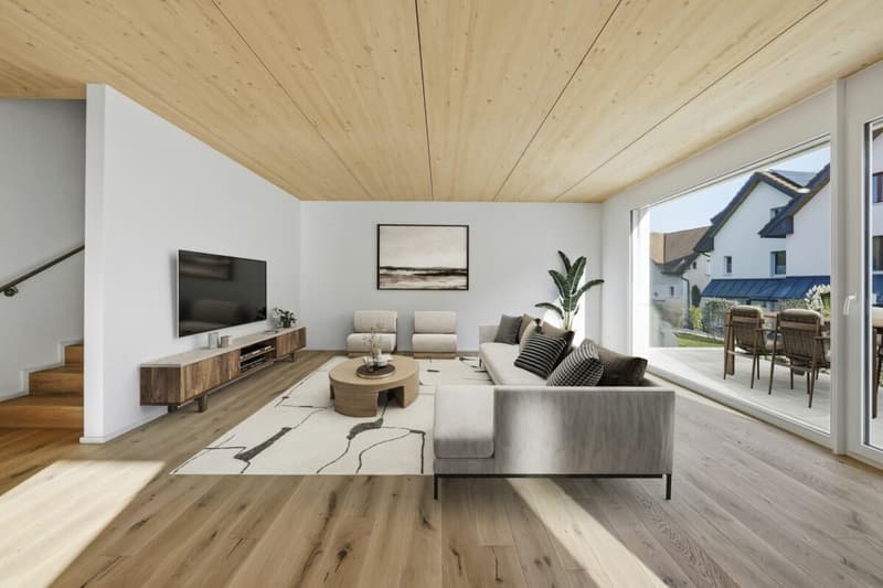 Modern semi-detached house with plenty of space, high-quality finishes, and a garden in Stein am Rhein (2)