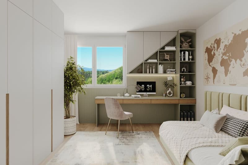 Exclusive 5.5-room maisonette with 175 m² - living at the highest level (9)
