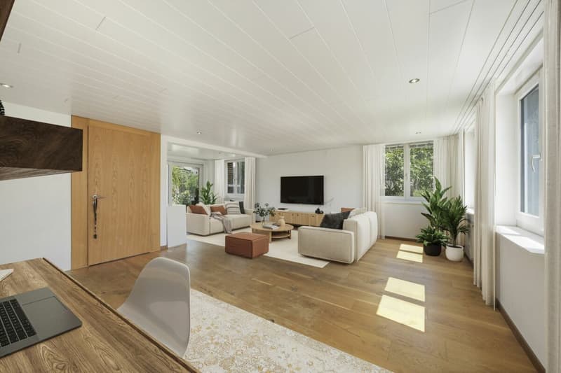 Charme trifft Komfort - Ihr stilvoll saniertes Zuhause mit Pool in Bischofszell (3)