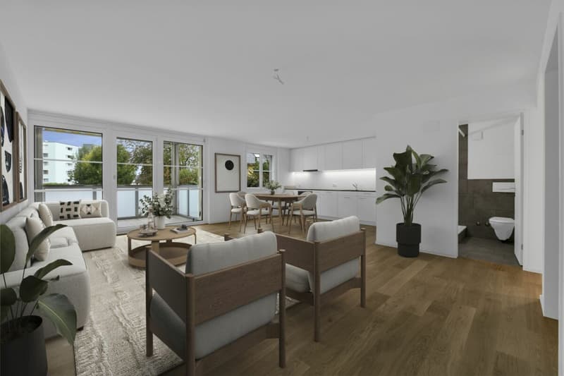 Zuhause ankommen - modern, hell und zentral wohnen an bester Lage in Gossau (1)