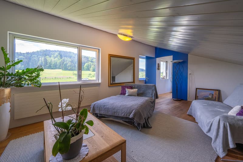 Dachzimmer mit Stauraum