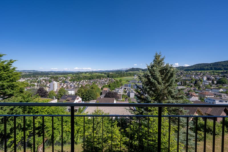 Traumhafte Aussicht über Oberuzwil bis zum Säntis