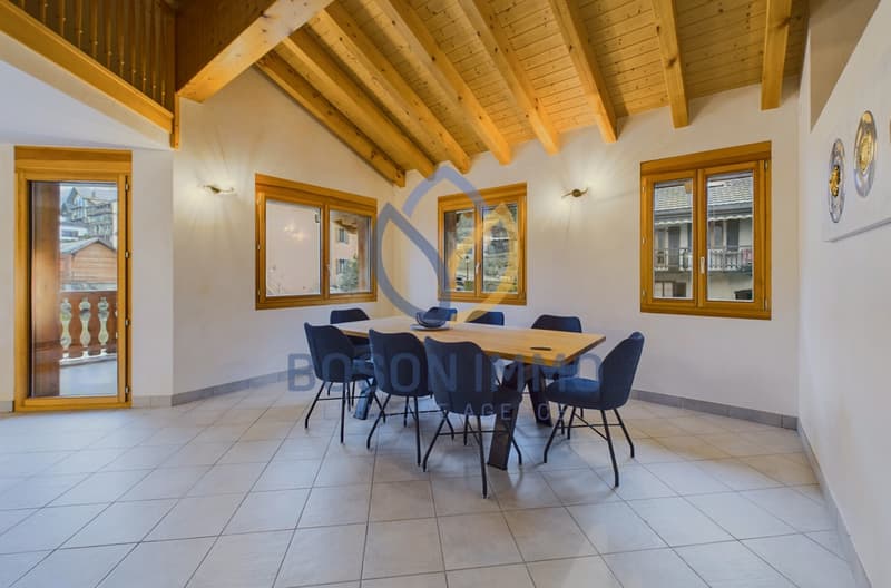 Attique lumineux aux Marécottes avec mezzanine et vue sur les Alpes ! (3)