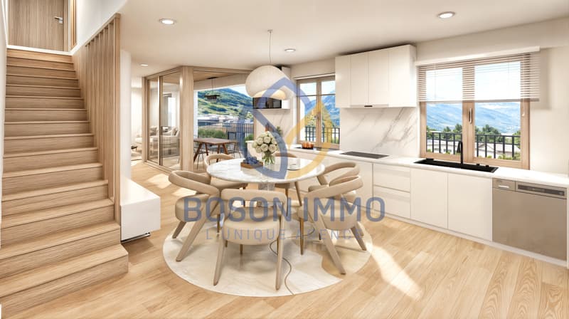 Appartements de haut standing à construire, au coeur de Martigny ! (2)