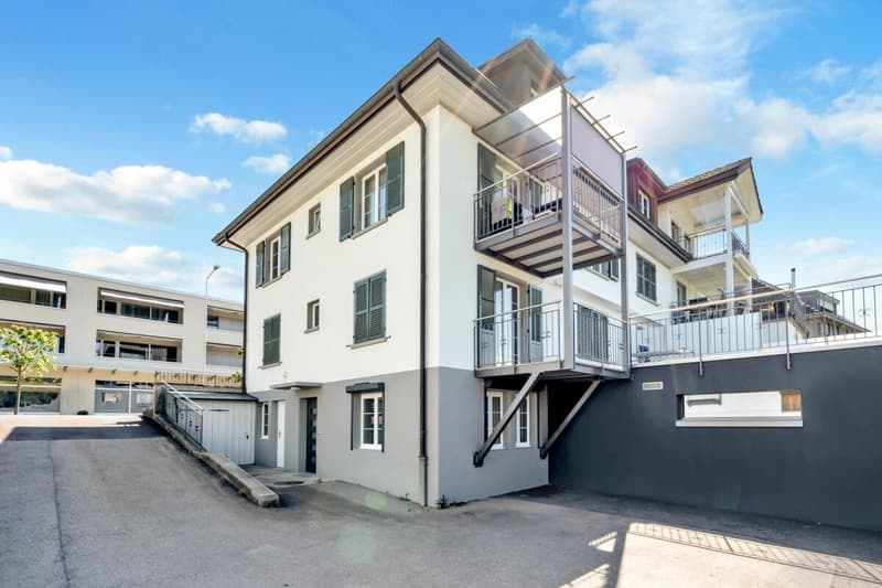 3,5 Zimmer Wohnung mit grosser Terrasse und Sicht auf die Berge! (2)