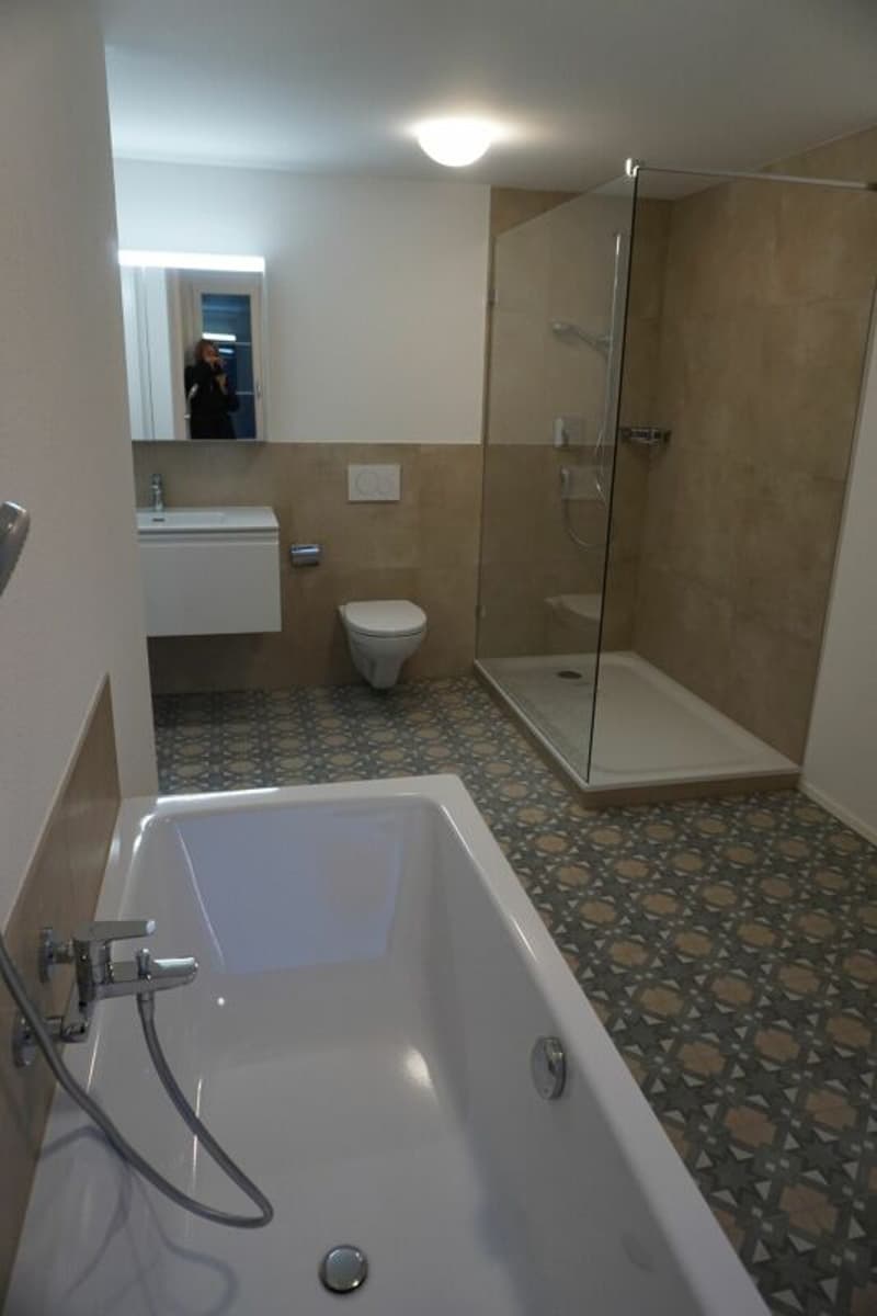 3,5 Zimmer Wohnung mit grosser Terrasse und Sicht auf die Berge! (4)