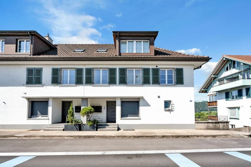 3,5 Zimmer Wohnung mit grosser Terrasse und Sicht auf die Berge! (1)