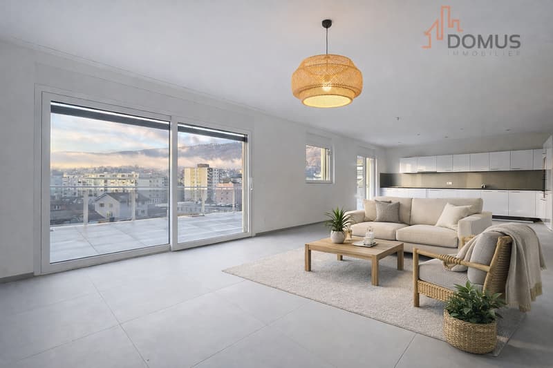 Magnifique attique 4,5 pièces avec grande terrasse (7)