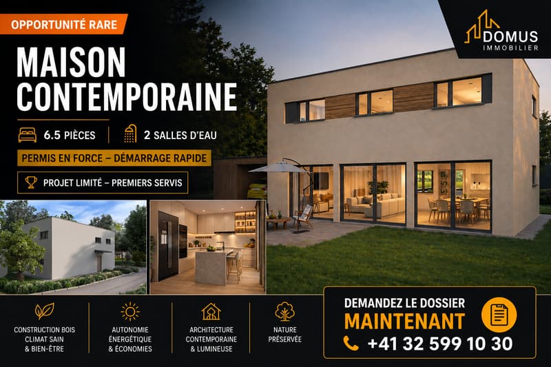 Courgenay - Accédez à la propriété à prix attractif dans un cadre idéal Permis en force ? Projet exclusif (1)