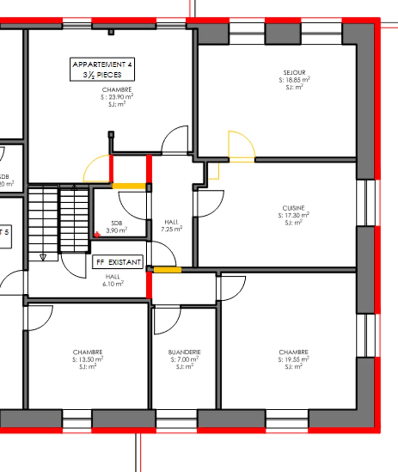 Magnifique 4,5 pièces entièrement rénové de 97 m² au coeur de Rossemaison (11)