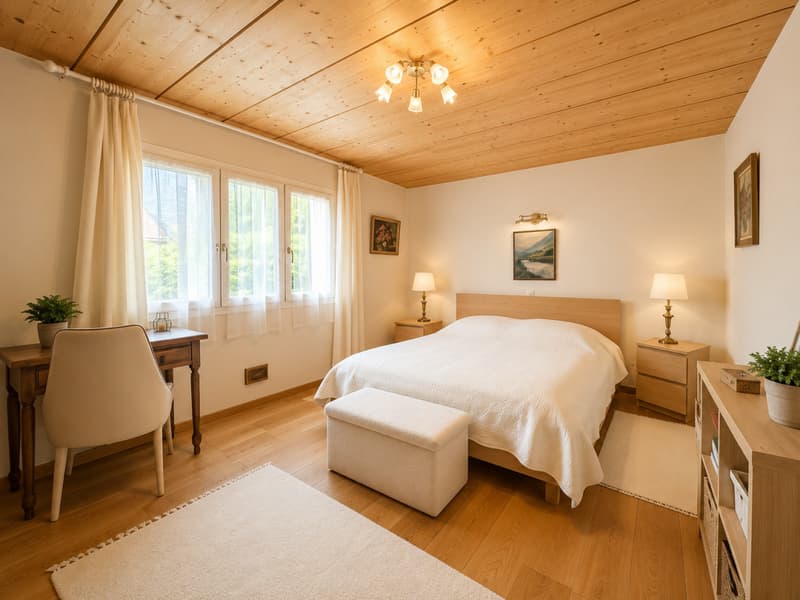 VILLA INDIVIDUELLE MINERGIE AVEC GRAND JARDIN DANS UN CADRE CALME ET ENSOLEILLÉ (8)