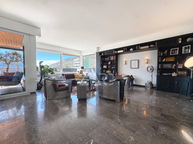 DUPLEX D'EXCEPTION DE 8.5 PIÈCES AVEC ASCENSEUR PRIVATIF ET VUE PANORAMIQUE À SIERRE (4)
