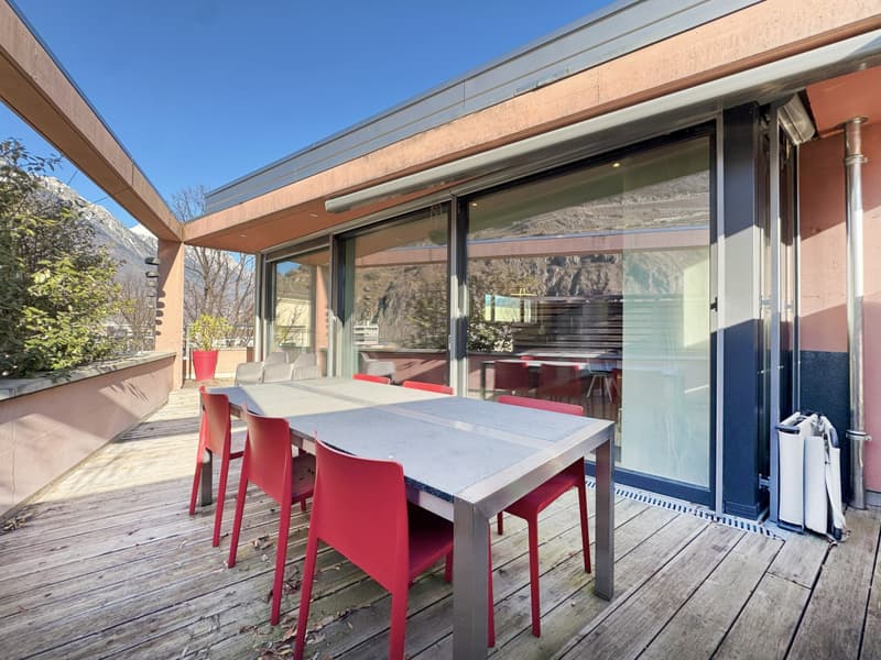 DUPLEX EN ATTIQUE AU CENTRE DE MARTIGNY (8)