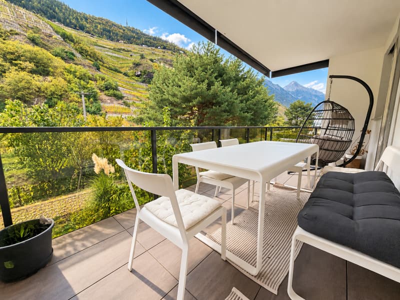 APPARTEMENT D'EXCEPTION 4.5P AVEC STUDIO INDEPENDANT - QUARTIER PRISÉ DE LA FUSION, MARTIGNY (5)
