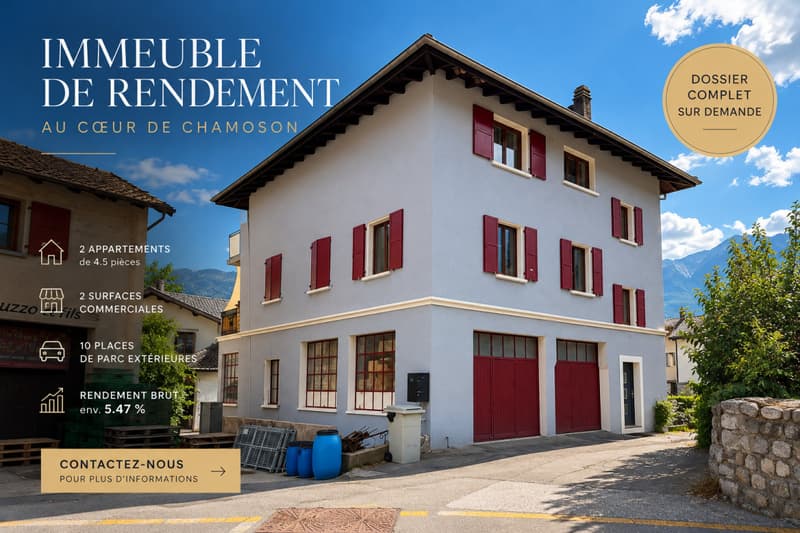 IMMEUBLE DE RENDEMENT AU COEUR DE CHAMOSON (1)
