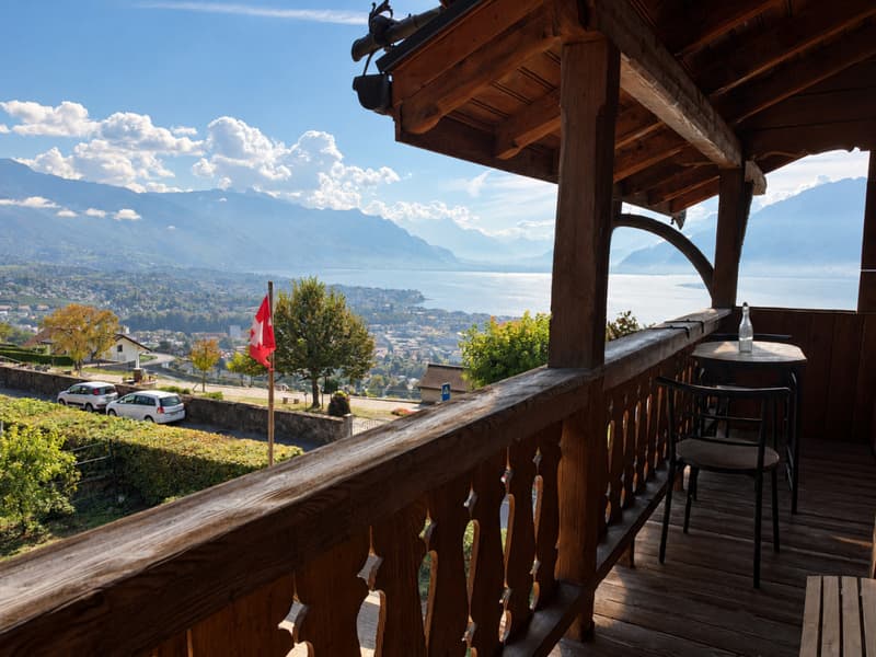 CHALET BERNARDINA - PROPRIÉTÉ HISTORIQUE AVEC VUE PANORAMIQUE SUR LE LÉMAN (9)