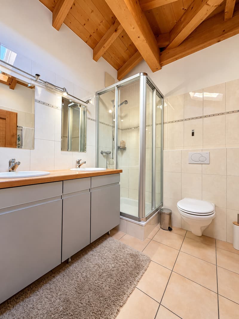 ATTIQUE DUPLEX DE 6.5 PIÈCES AVEC VUE DÉGAGÉE À ORSIÈRES (10)